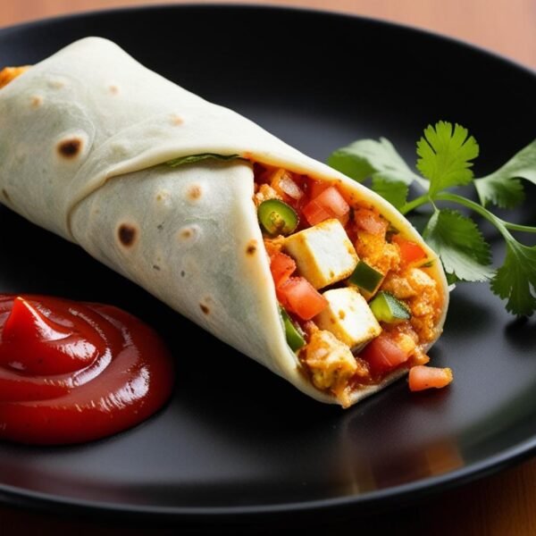 Paneer Bhurji Roll